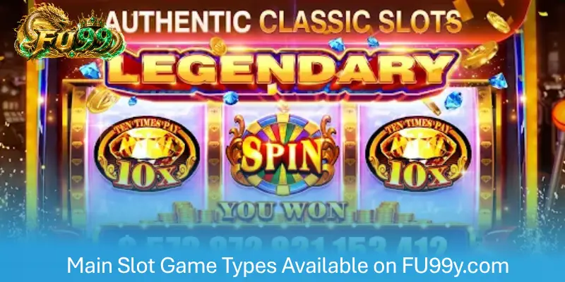 Main Slot Game Types Available on FU99y.com