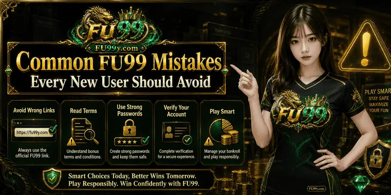 This guide addresses common errors when using FU99, highlighting incorrect links, distribution issues, weak passwords, and security checks for new users.