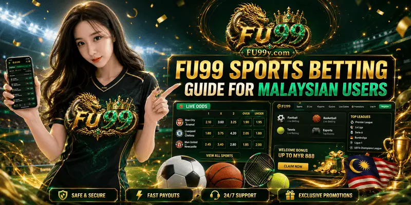 This FU99 review guide is designed for Malaysian users, covering mobile betting markets, live match access, account security, and smart tips.