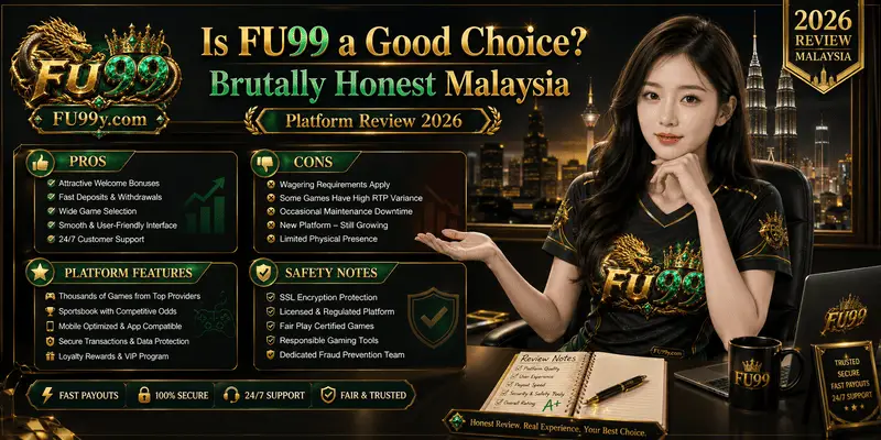 The FU99 Malaysia review in 2026 includes platform features, mobile access, reliability checks, and warnings about responsible gaming.