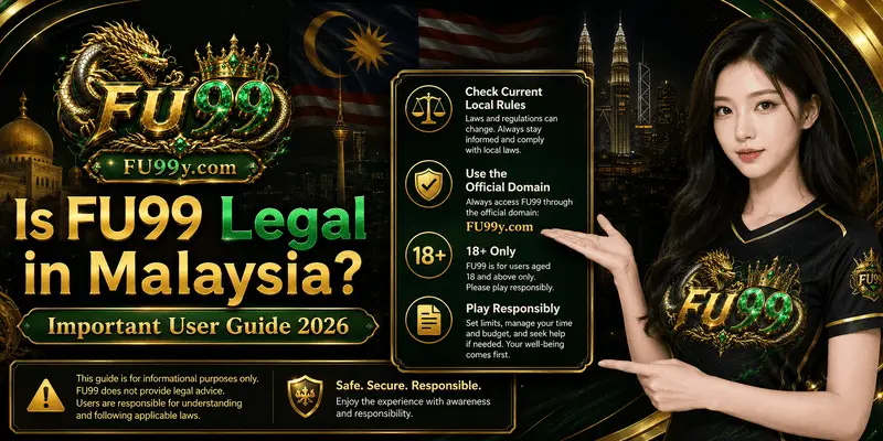 This guide addresses whether FU99 is legal in Malaysia, including legal questions, license checks, user safety reminders, and advice on responsible gaming.