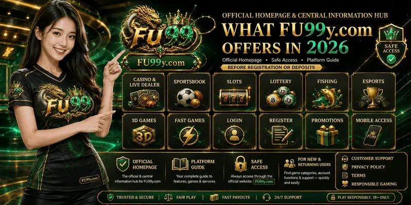 Overview of FU99y.com in 2026, introducing game categories in Malaysia, mobile access, promotions and advice on responsible gaming.