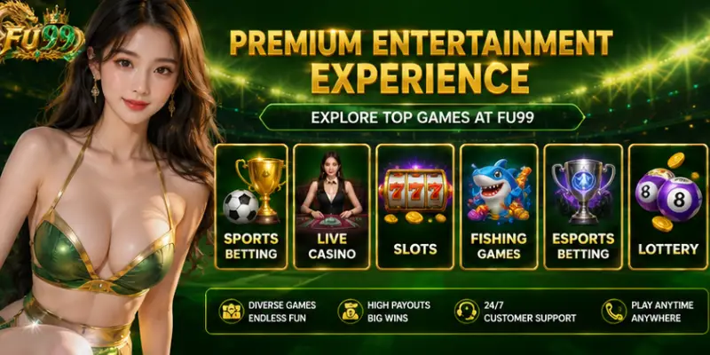 Featured Gaming Categories at FU99