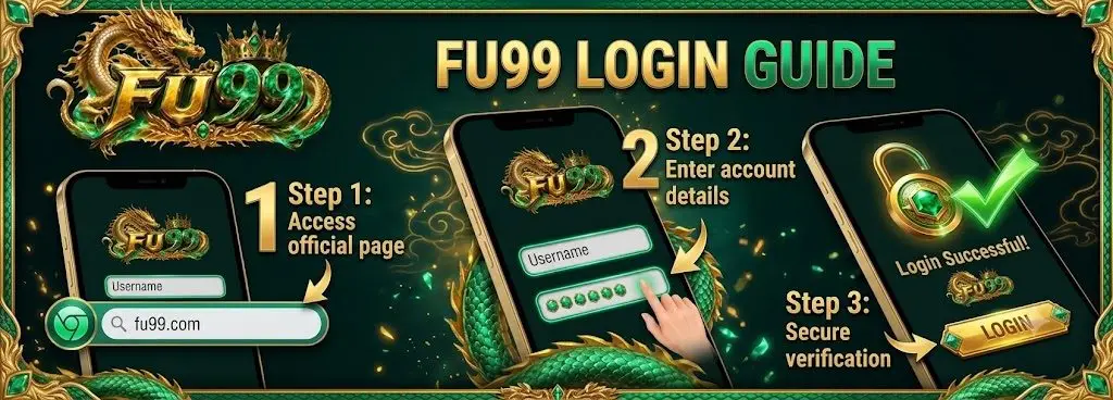 Step-by-step guide on how to log in to FU99 safely on mobile device